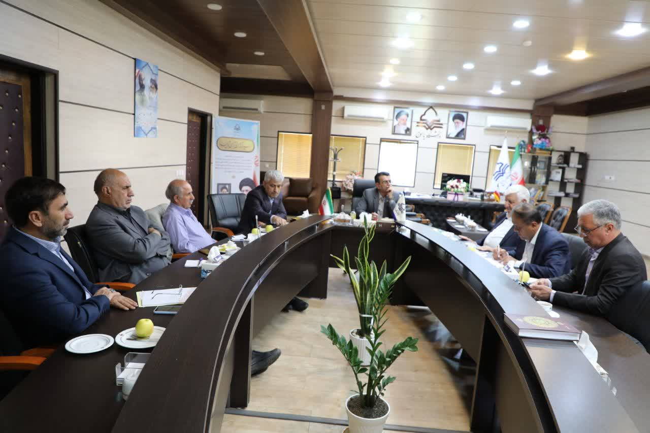 دیدار هیئت امنای بنیاد حامیان دانشگاه با سرپرست دانشگاه یاسوج