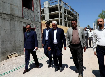 بازدید سرپرست دانشگاه یاسوج و مدیرکل دیوان محاسبات استان  از پروژه ‌های عمرانی دانشگاه