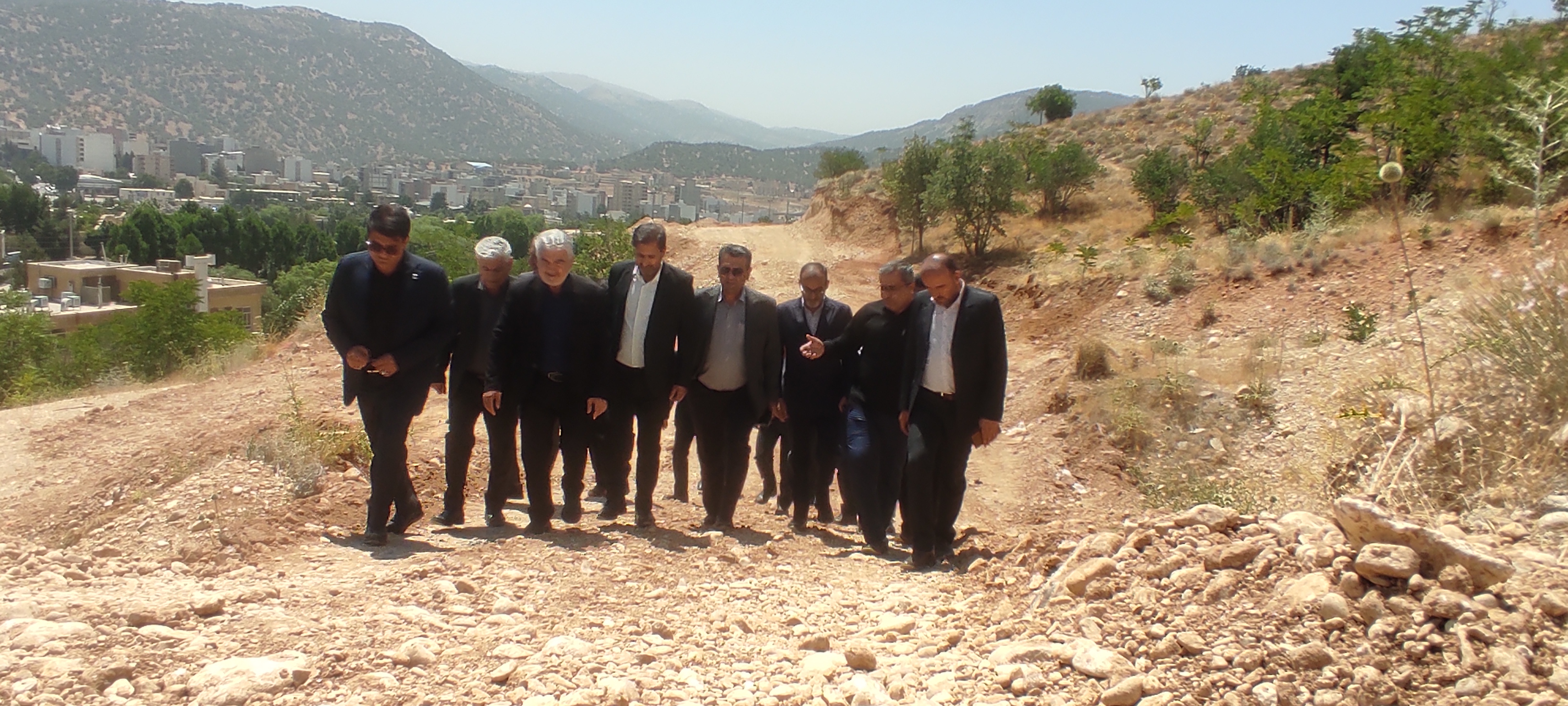 بازدید مسئولان و مدیران استانی از فضاهای فیزیکی دانشگاه یاسوج