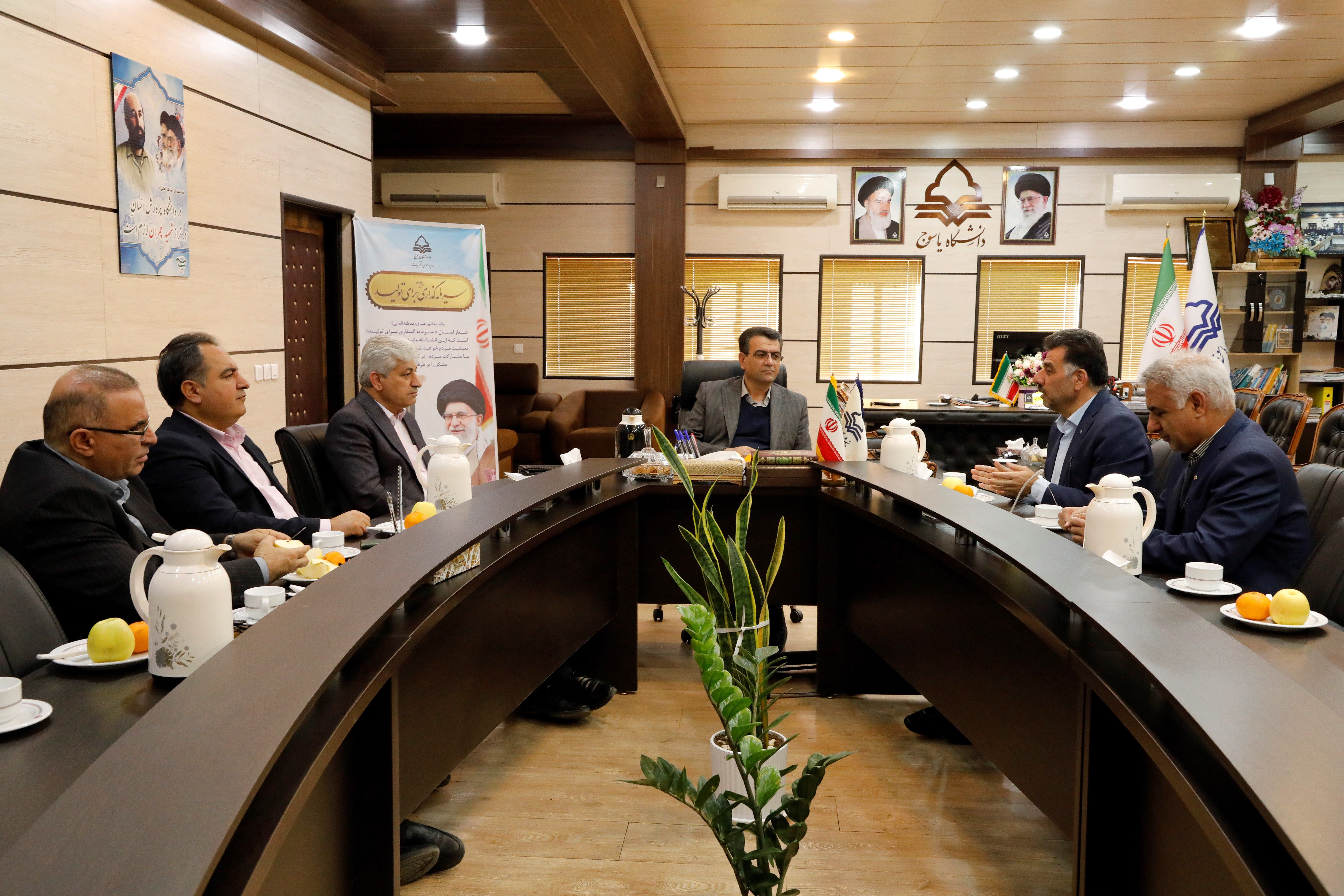 نشست تعاملی دانشگاه یاسوج و فرودگاه یاسوج