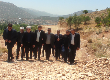 بازدید مسئولان و مدیران استانی از فضاهای فیزیکی دانشگاه یاسوج